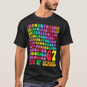 67th Day Of School Teacher Kids 67 Math Numbers 10 T-Shirt (Vorderseite)