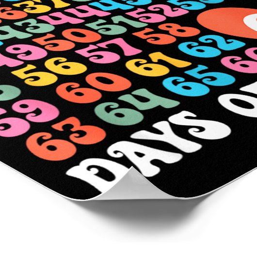 67th Day Of School Teacher Kids Funny Six Seven 10 Poster (Ecke)