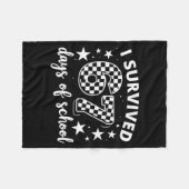 67th Day Of School Teacher Students Kids 6 7 Meme Fleecedecke (Vorderseite (Horizontal))