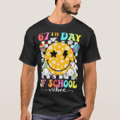 67th Day Of School Vibes 67 Days Smarter Teacher B T-Shirt (Vorderseite)