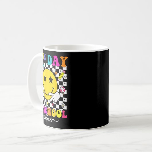 67th Day Of School Vibes 67 Meme Cute Smile Face T Kaffeetasse (Vorderseite Links)