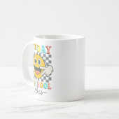 67th Day Of School Vibes 67 Meme Cute Smile Face T Kaffeetasse (Vorderseite Links)