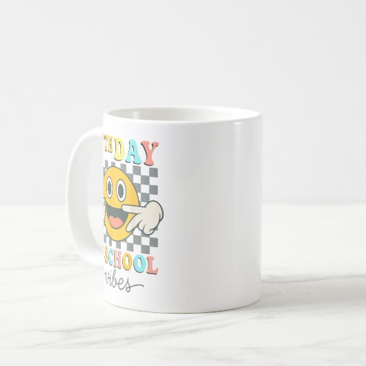 67th Day Of School Vibes 67 Meme Cute Smile Face T Kaffeetasse (Vorderseite Links)