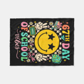 67th Day Of School Vibes Funny Six Seven 67 Meme S Fleecedecke (Vorderseite (Horizontal))