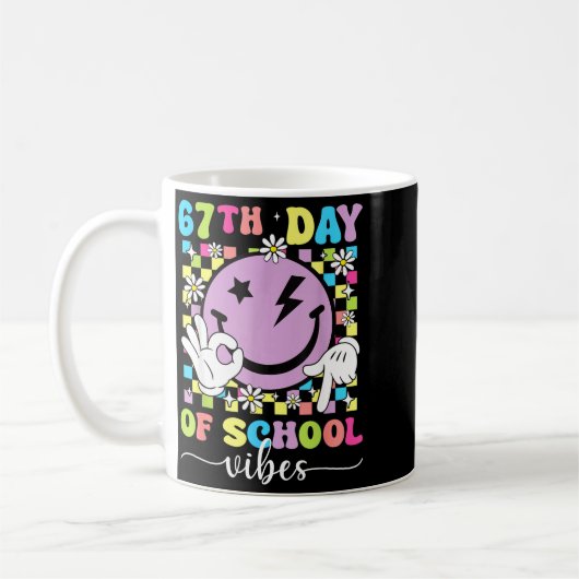 67th Day Of School Vibes Funny Six Seven 67 Meme S Kaffeetasse (Links)