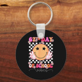 67th Day Of School Vibes Funny Six Seven 67 Meme S Schlüsselanhänger (Vorderseite)