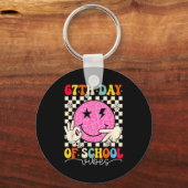67th Day Of School Vibes Funny Six Seven 67 Meme S Schlüsselanhänger (Vorderseite)