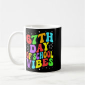 67th Day Of School Vibes Kaffeetasse (Links)