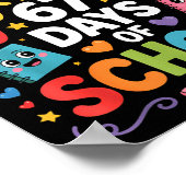 67th Day Rainbow Teacher I Survived 67 Days Of Sch Poster (Ecke)