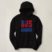 685 Samoa Design Bekleidung Hoodie (Design vorne)