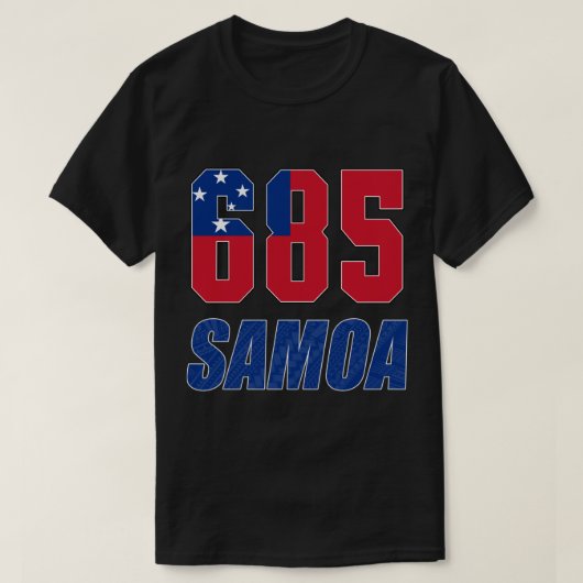 685 Samoa Design Bekleidung T-Shirt (Design vorne)