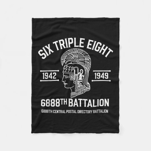 6888. Zentrales Postamt Bataillon 6 Triple Fleecedecke (Vorderseite)