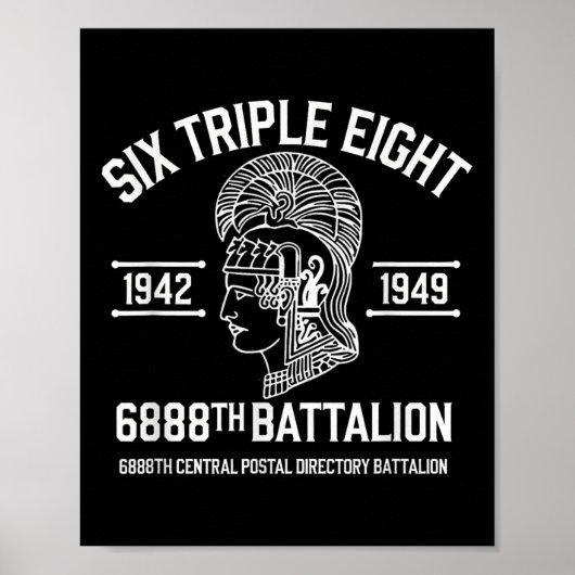 6888. Zentrales Postamt Bataillon 6 Triple Poster (Vorne)