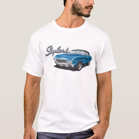 68 Buick Skylark im Blau T-Shirt (Vorderseite)