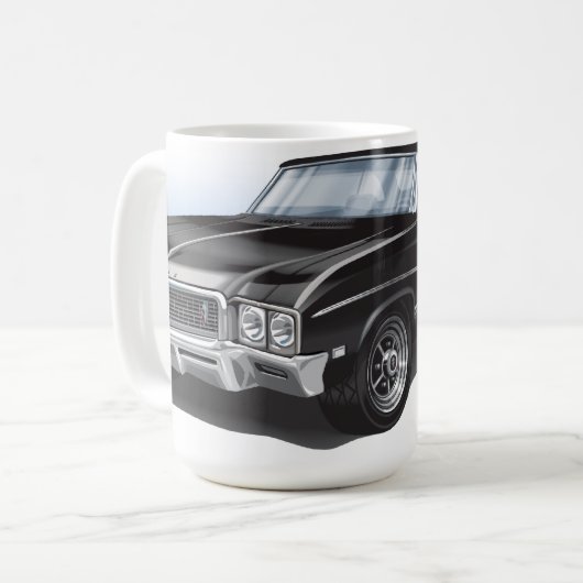68 Buick Skylark im Schwarzen Kaffeetasse (Vorderseite Links)