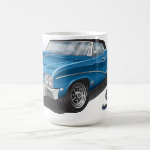 68 Buick- Skylarkkabriolett im Blau Kaffeetasse