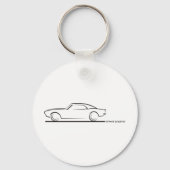 68 Camaro Hard Top BLK Schlüsselanhänger (Vorderseite)