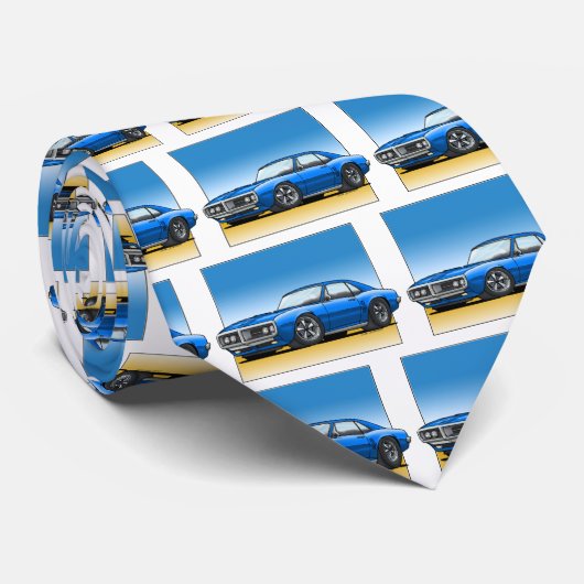 68_Firebird_BLUE Krawatte (Gerollt)
