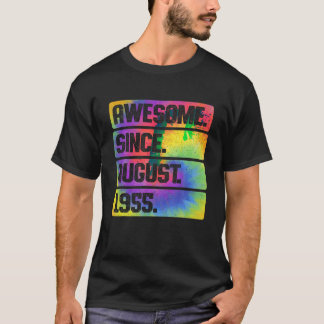 68. Geburtstag Gefärbte Krawatte Phantastisch seit T-Shirt