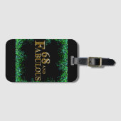 68. Geburtstag Gepäckanhänger (Vorderseite (Horizontal))