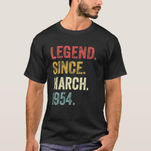 68. Geburtstag Geschenke 68 Jahre alte Legende sei T-Shirt