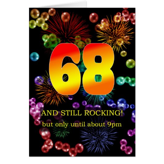 68. Geburtstag noch rocken (Vorne)