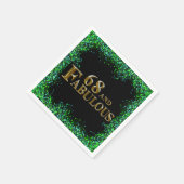 68. Geburtstag Serviette (Ecke)