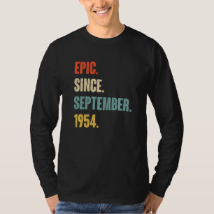 68 Jahre alt 68. Geburtstag Epic Seit 1. September T-Shirt