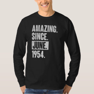 68 Jahre alt 68. Geburtstag Phantastisch seit Juni T-Shirt