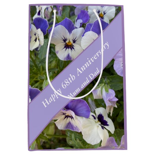 68. Jahrestag Mittlere Geschenktüte (Vorderseite)