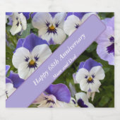 68. Jahrestag Schaumweinetikett (Einzelnes Label)