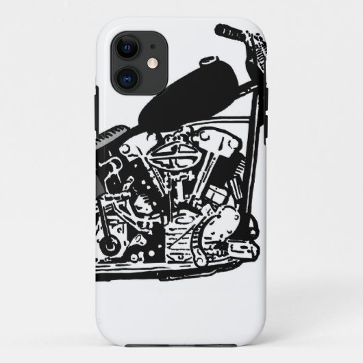 68 Knuckle Head Motorrad Case-Mate iPhone Hülle (Rückseite)