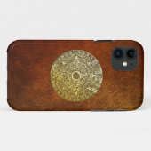[68] Maya [Aztec] Kalender [Gold] Case-Mate iPhone Hülle (Rückseite (Horizontal))