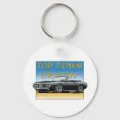 68 Schwarzer Feuervogel Schlüsselanhänger (Vorderseite)