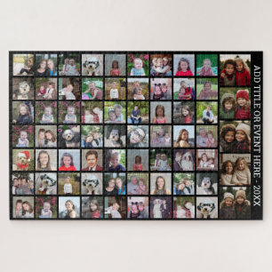 68 Square Foto Collage Grid - Benutzerdefinierter  Puzzle