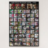68 Square Foto Collage Grid - Benutzerdefinierter  Puzzle (Vertikal)