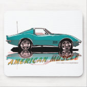 68 Stingray Aquamarin Mousepad (Vorne)