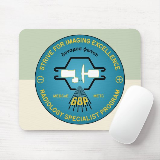 68P Radiology Specialist Program Emblem Mousepad (Mit Mouse)