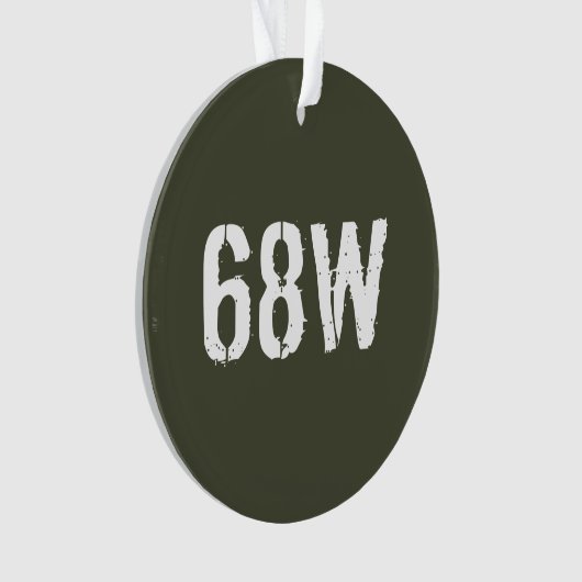 68W - Grün Ornament (Vorderseite)