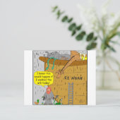 692 Noah washs Arche Cartoon Postkarte (Stehend Vorderseite)