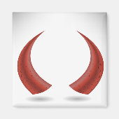 6960Rote Hörner Magnet (Vorne)