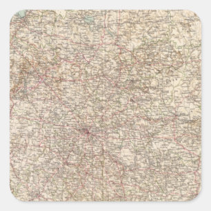 6970 Zentrale Russland Quadratischer Aufkleber
