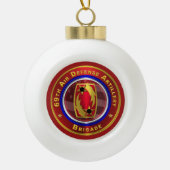 69. Brigade der Luftwaffenartillerie Keramik Kugel-Ornament (Vorderseite)