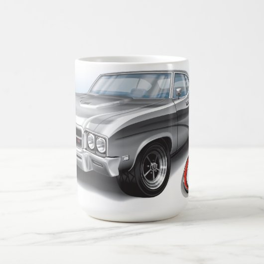 69 Buick GS im Silber Kaffeetasse (Mittel)