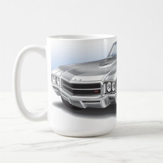 69 Buick GS im Silber Kaffeetasse (Links)