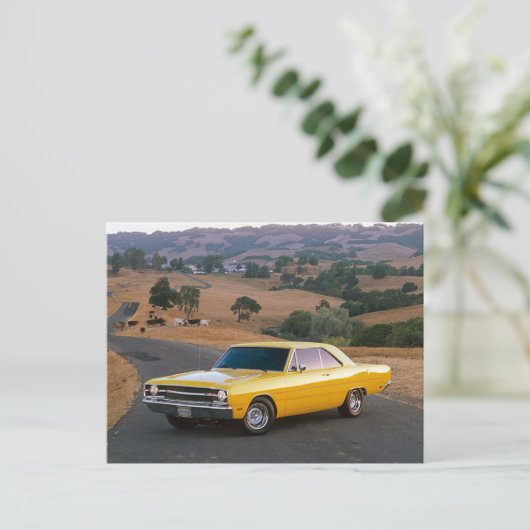 69' Dodge Dart Postkarte (Stehend Vorderseite)
