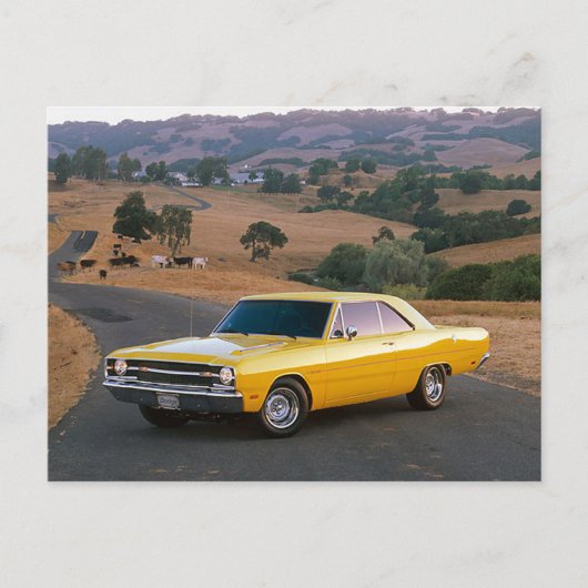 69' Dodge Dart Postkarte (Vorderseite)