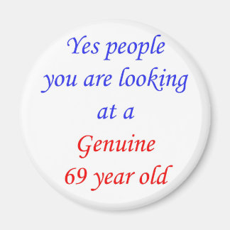 69 echte 69-jährige magnet