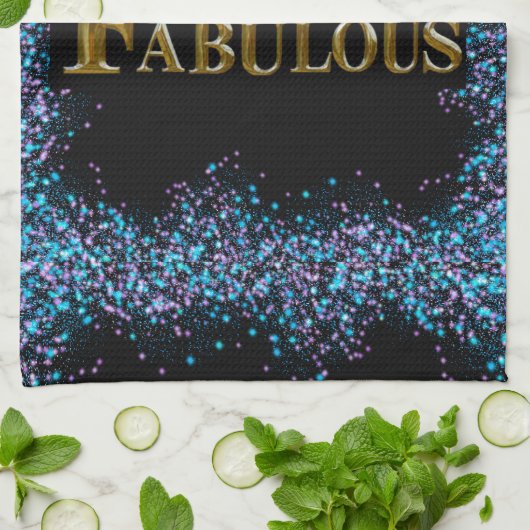 69. Geburtstag Geschirrtuch (Gefaltet)