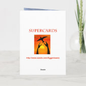 69. Geburtstag mit einem Bikermädchen Karte (Rückseite)